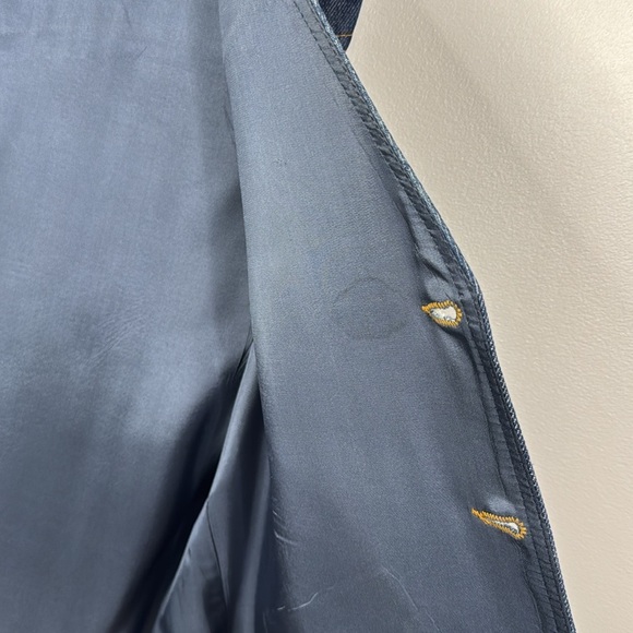 Vintage VTG Panatele Levi's Dark Blue Denim Western Style Vest - Picture 5 of 5